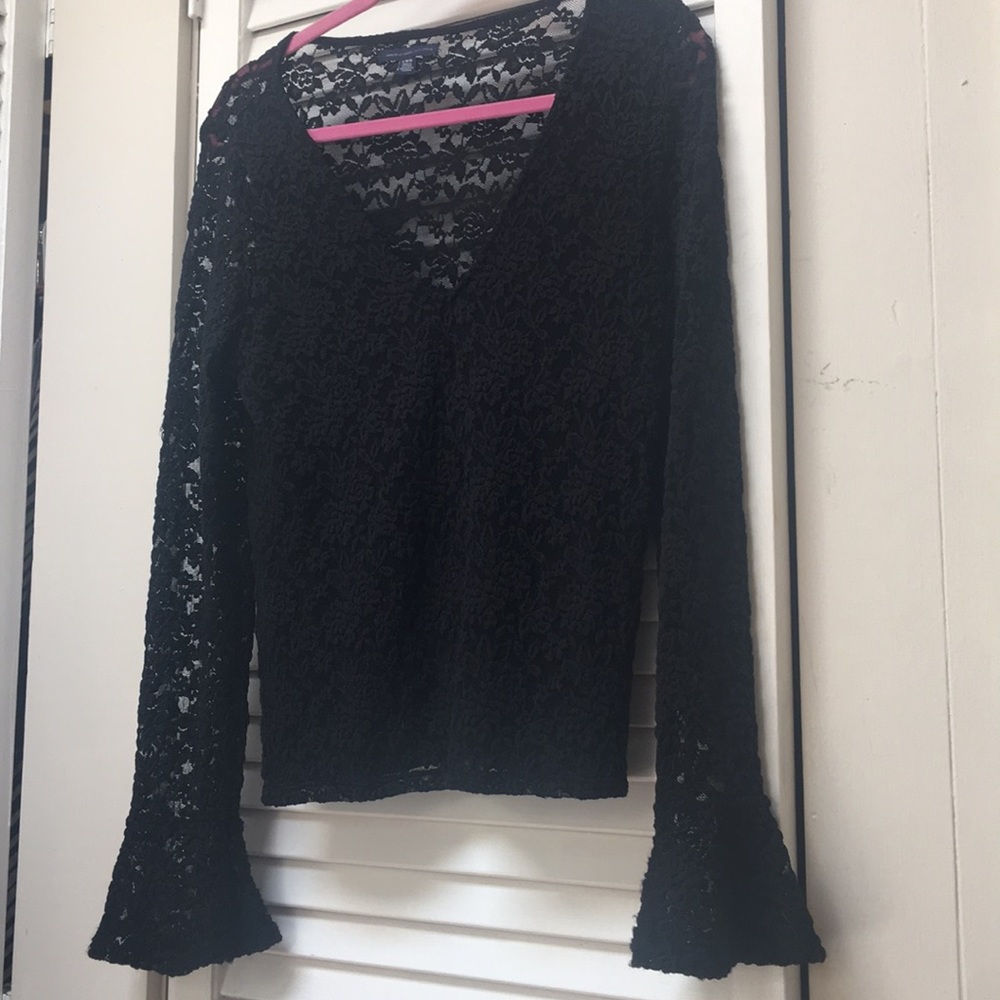 Black Lace blouse from American Eagle